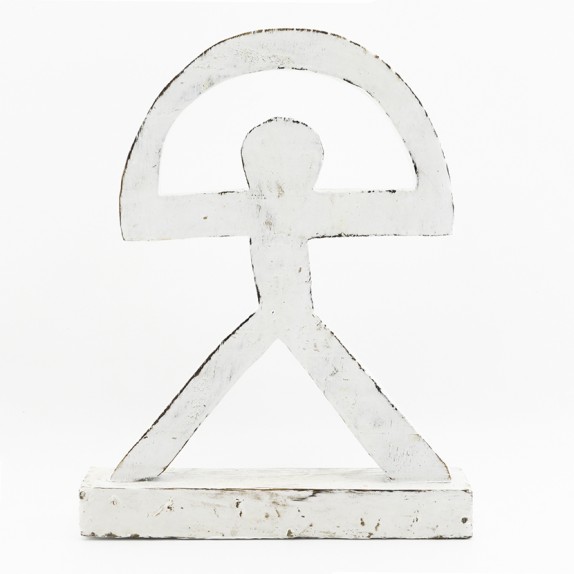 Indalo con base de madera 29cm de alto