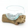 Bol de cristal fundido 12cm