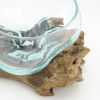 Bol de cristal fundido 12cm