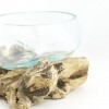 Bol de cristal fundido 20cm