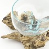 Bol de cristal fundido 20cm