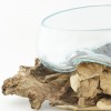 Bol de cristal fundido 25cm