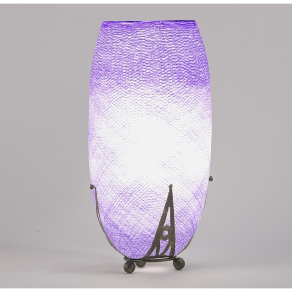 lampara globo algodon