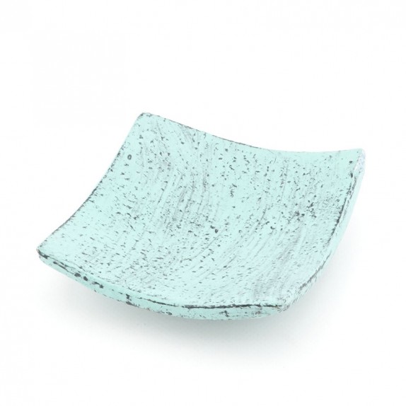 Plato de cerámica cuadrado 10x10cm