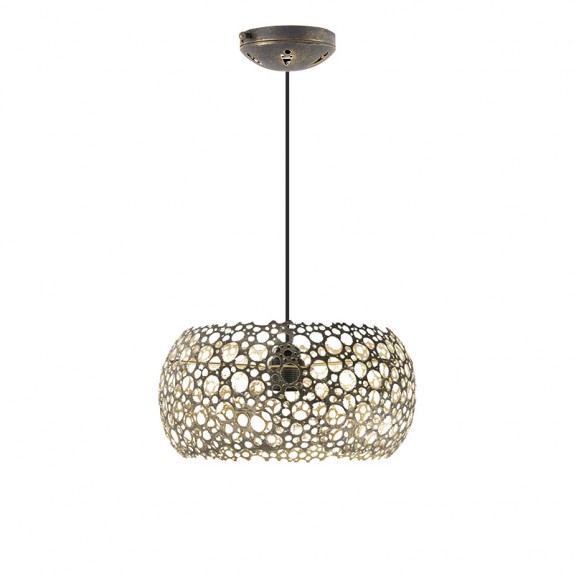 lampara colgar hierro