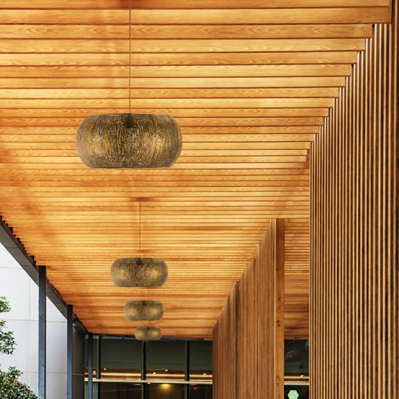 lampara colgar hierro salamandra