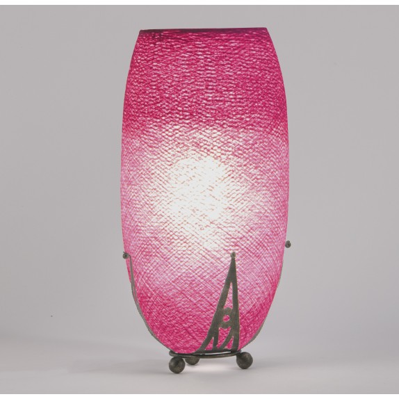 lampara globo algodon