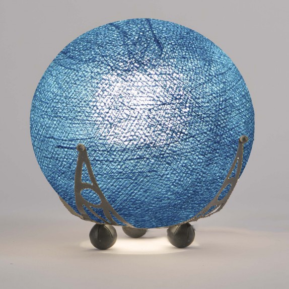 lampara globo algodon