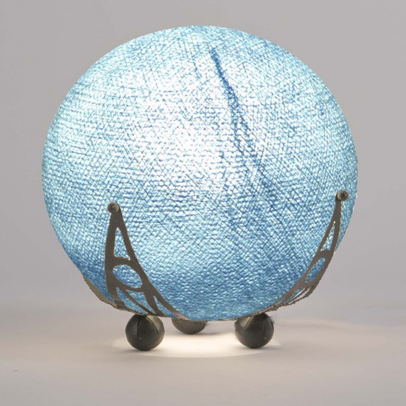 lampara globo algodon