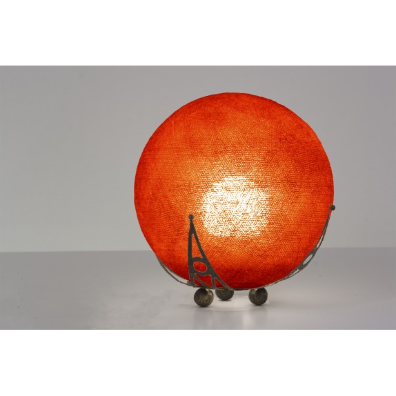 lampara globo algodon