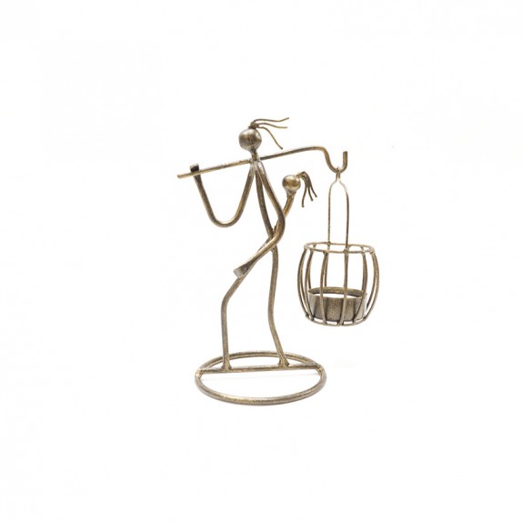 PortaVela Hombre Campesino Niño Espalda