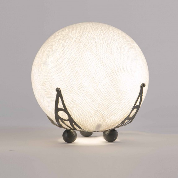 lampara globo algodon