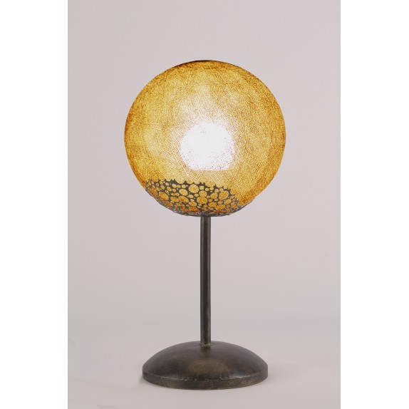 lampara globo algodon